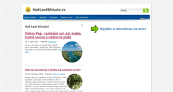 Desktop Screenshot of hotlastminute.cz